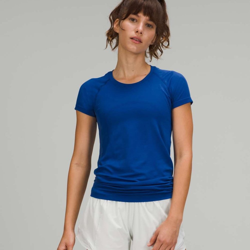Lululemon Swiftly Tech Short Sleeve 2.0, Symphony Blue, 10